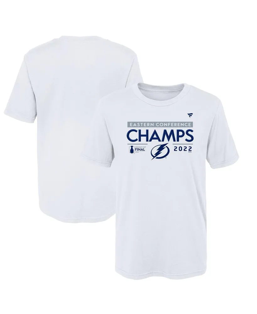 Boston Celtics Fanatics Branded Youth 2022 Eastern Conference Champions  Locker Room T-Shirt - White
