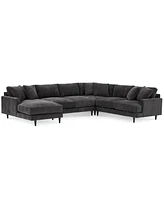 Mariyah Fabric 4-Pc. Sectional with Chaise, Created for Macy's