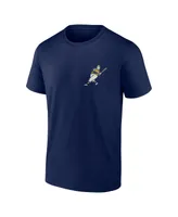 Men's Fanatics Navy Milwaukee Brewers Iconic Bring It T-shirt