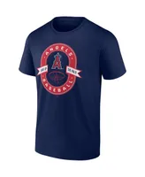Men's Fanatics Navy Los Angeles Angels Iconic Glory Bound T-shirt