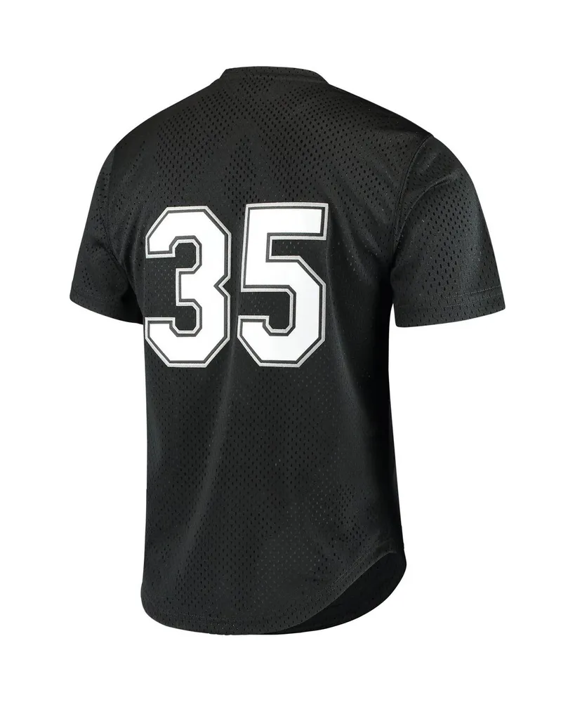 Men's Mitchell & Ness Frank Thomas Black Chicago White Sox Cooperstown Mesh Batting Practice Jersey