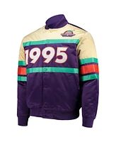 Men's Mitchell & Ness Hardwood Classics Nba All-Star Weekend Satin Full-Button Jacket