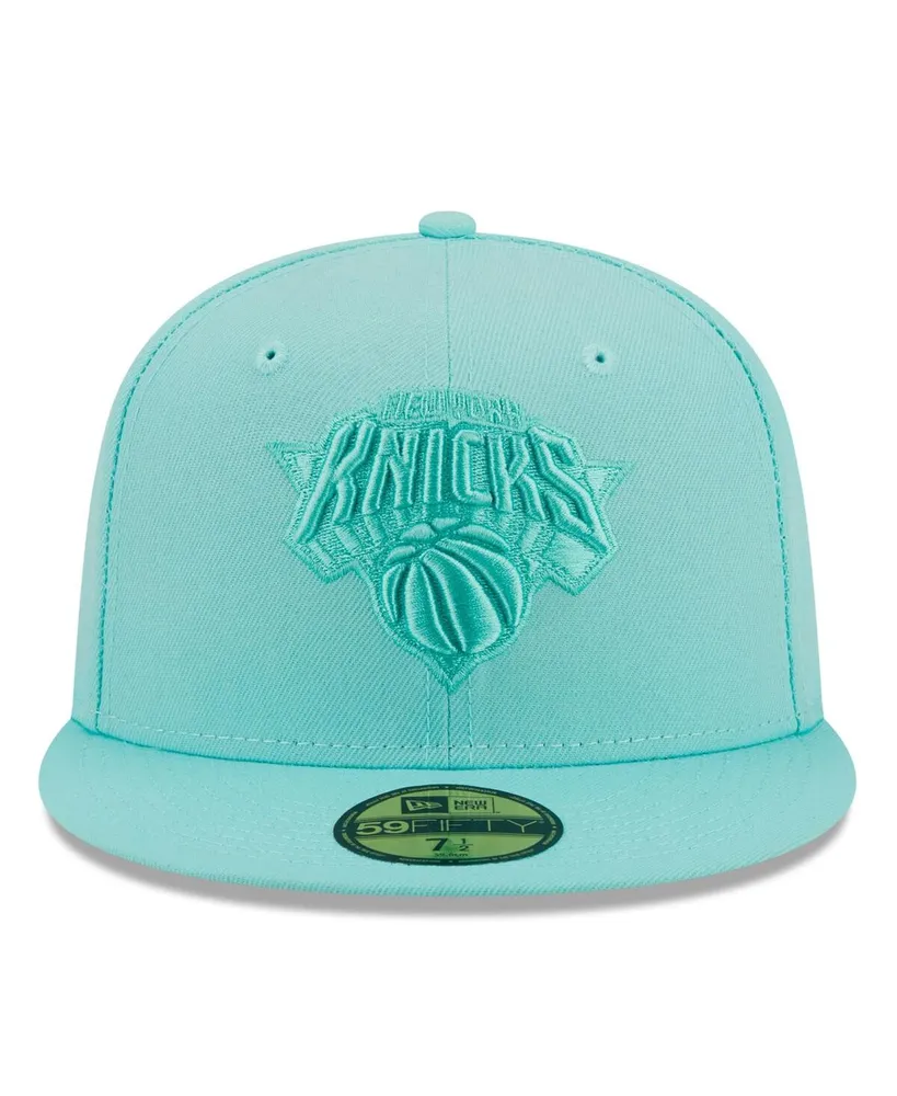 Men's New Era Turquoise York Knicks Color Pack 59FIFTY Fitted Hat