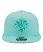 Men's New Era Turquoise York Knicks Color Pack 59FIFTY Fitted Hat