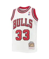 Big Boys Mitchell & Ness Scottie Pippen White Chicago Bulls 1997-98 Hardwood Classics Swingman Jersey