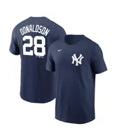 Men's Nike Josh Donaldson Navy New York Yankees Name and Number T-shirt