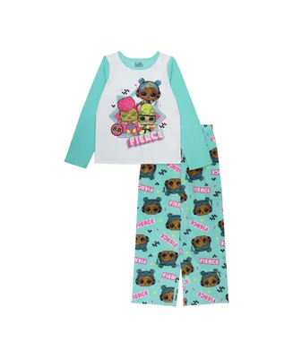 Little Girls Lol Surprise! Top and Pajama, 2-Piece Set