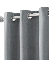 Nautica Milton Thermal Woven Room Darkening Grommet Window Curtain Panel Set
