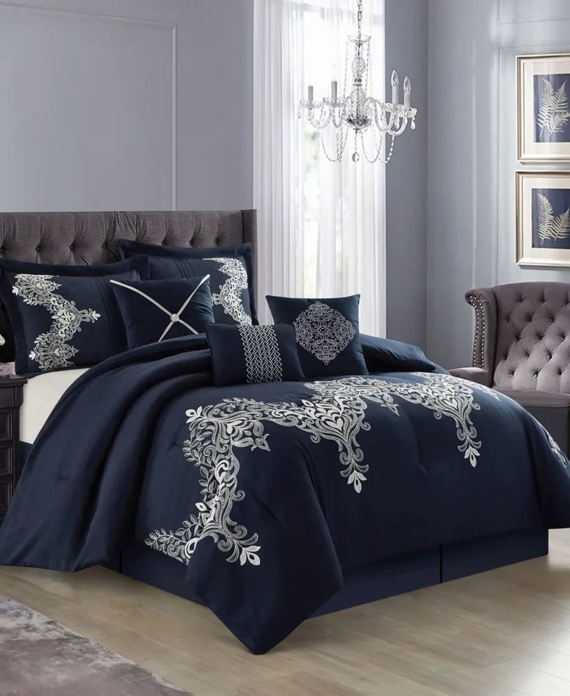 Stratford Park Fannie 7-Piece Comforter Set, Queen