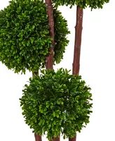 Nearly Natural 3' Boxwood Topiary Artificial Tree Uv Resistant