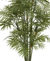 Nearly Natural 4' Artificial Plastic Parlour Palm Tree