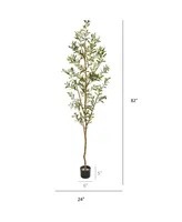 Nearly Natural 82" Olive Artificial Tree