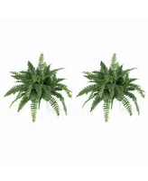 Nearly Natural 40" Boston Fern, Set of 2