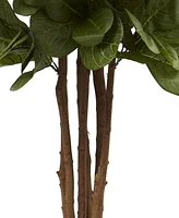 Nearly Natural 6' Fiddle Leaf Fig Tree