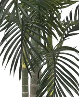 Nearly Natural 6.5' Golden Cane Palm Tree