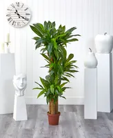 Nearly Natural 57" Corn Stalk Dracaena Real Touch Plant