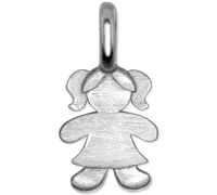 Alex Woo Girl Charm Pendant in Sterling Silver
