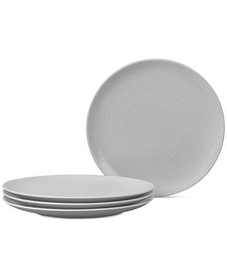 Noritake Swirl Coupe Dinner Plates, Set of 4