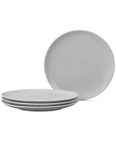 Noritake Swirl Coupe Dinner Plates, Set of 4
