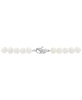 Gray & White Ombre Potato Cultured Freshwater Pearl (7-8mm) 36" Strand Necklace