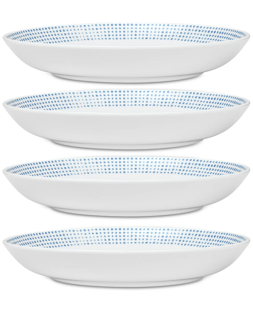 Noritake Hammock "Dots" Dinner Bowls, Set of 4