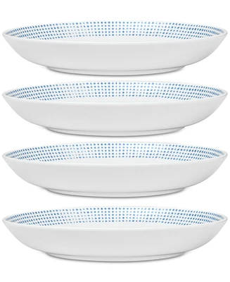 Noritake Hammock "Dots" Dinner Bowls, Set of 4