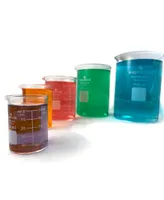 Supertek Glass Beakers Set, 5 Piece