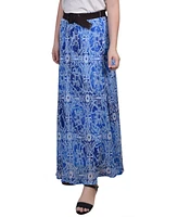 Plus Chiffon Maxi Skirt