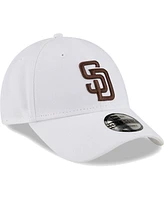 Men's New Era White San Diego Padres League Ii 9FORTY Adjustable Hat