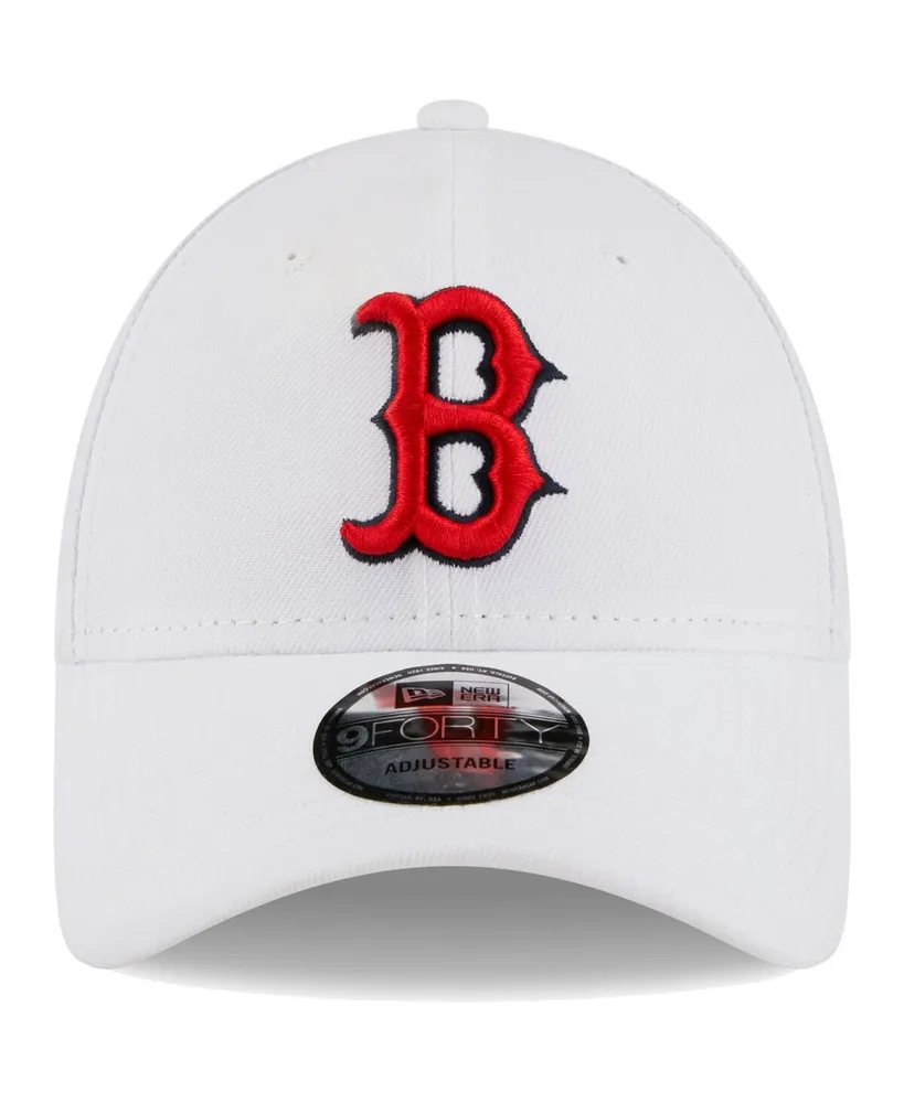 Men's New Era White Boston Red Sox League Ii 9FORTY Adjustable Hat