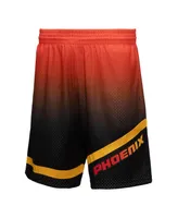 Men's Mitchell & Ness Orange, Black Phoenix Suns 1996/97 Hardwood Classics Fadeaway Reload 3.0 Swingman Shorts