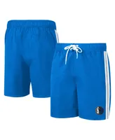 Men's G-Iii Sports By Carl Banks Blue Dallas Mavericks Sand Beach Volley Swim Shorts