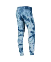 Women's New Era Royal Chicago Cubs Tie-Dye Jogger Pants