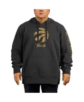 Men's New Era Black Toronto Raptors 2021/22 City Edition Big and Tall Pullover Hoodie