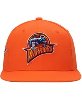 Men's Mitchell & Ness Orange Golden State Warriors Hardwood Classics Snapback Hat