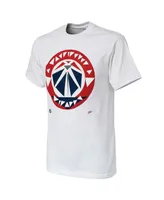 Men's Nba x Naturel White Washington Wizards No Caller Id T-shirt