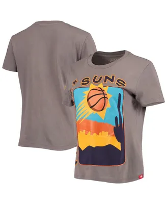 Women's Sportiqe Charcoal Phoenix Suns Street Capsule Arcadia T-shirt