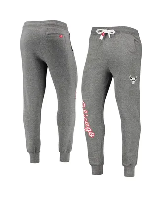 Men's Sportiqe Gray Chicago Bulls 2021/22 City Edition Daly Tri-Blend Jogger Pants