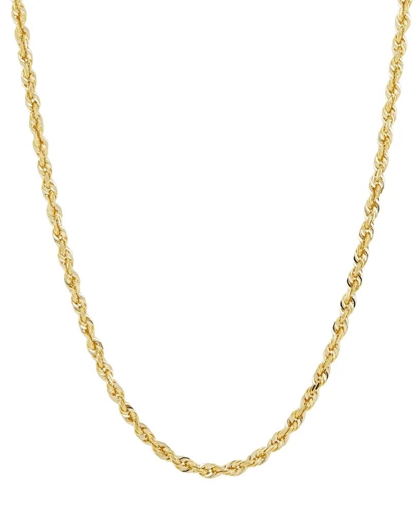 Glitter Rope Link 26" Chain Necklace in 14k Gold, Created for Macy's