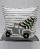 Vibhsa Holiday Car Throw Pillow, 20"x20"