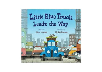 Little Blue Truck Leads the Way (board book) by Alice Schertle