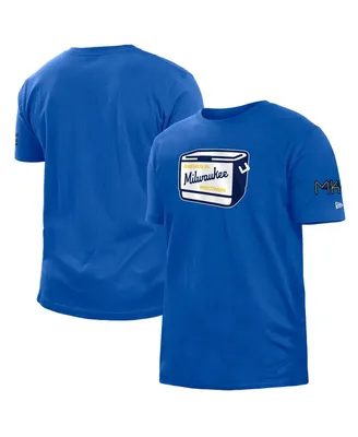 Men's New Era Royal Milwaukee Brewers City Connect T-shirt