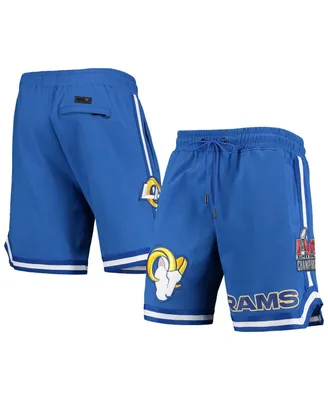 Men's Pro Standard Royal Los Angeles Rams Core Shorts