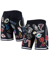 Men's Pro Standard Navy Nfl League Allover Shorts