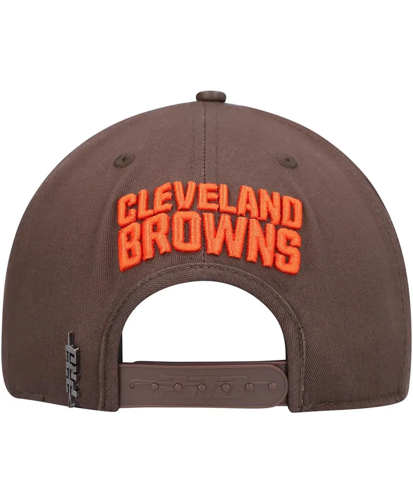 Men's Pro Standard Cleveland Browns Brown Stars Snapback Hat