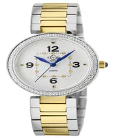 Gevril Women's Piemonte Swiss Quartz Two-Tone Stainless Steel Bracelet Watch 36mm - Two-Tone, Gold