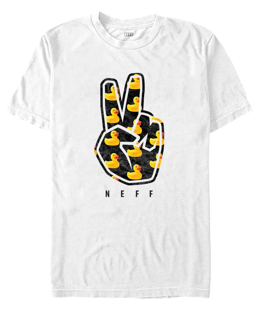 Fifth Sun Men's Neff Peace Out Ducky Short Sleeve T-shirt