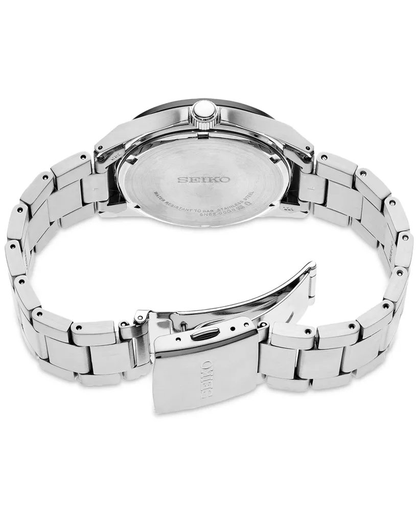 Seiko Men's Analog Essentials Stainless Steel Bracelet Watch 40mm