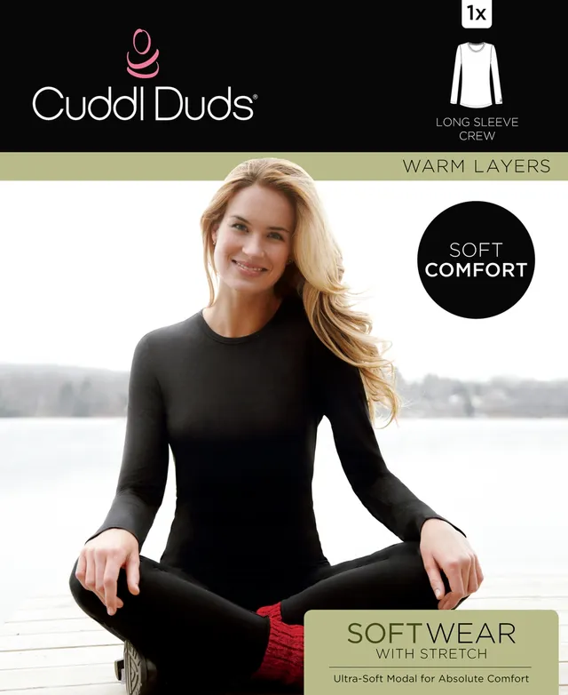 Cuddl Duds Fleecewear With Stretch Long Sleeve Tunic - Macy's