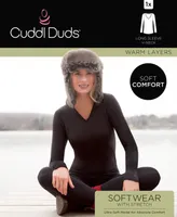 Cuddl Duds Plus Softwear with Stretch V-Neck Top